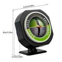 Car Inclinometer Universal Off-Road Vehicle Angle Meter Adjustable Balancer â Black