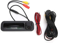 Reverse Camera Fit for Focus MK3 11-14,CCD HD Car Trunk Handle Rear View Camera Waterproof Reverse Monitoring DC 12V