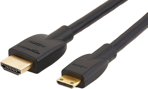 Amazon Basics High Speed Mini HDMI (Source) to HDMI (Display) Cable, 1.8 m, Black