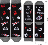Funny Novelty Socks for Men Cotton Gift Pack Ã¢ÂÂ Red M