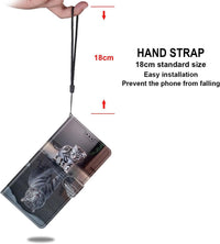 for iPhone 13 Pro Max 5G 6.7" Case, PU Leather Wallet Book Flip Folio Stand View Cover Pouch Compatible with iPhone 13 Pro Max Phone Case (Cat and Tiger)