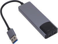 USB External Sound Card Optical SPDIF 5.1 Channel Aluminium Alloy â 5.1