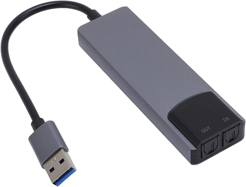 USB External Sound Card Optical SPDIF 5.1 Channel Aluminium Alloy â 5.1