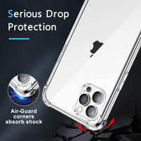 gueche Compatible with iPhone 14 Pro Max Case, Crystal Clear Phone Cover, Anti-Scratch and Shock-Absorption, Stay Original beauty of your phone,Basic Case for iphone 14 Pro Max HÃ¼lle Coque funda