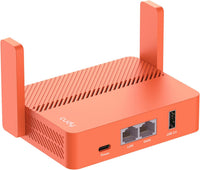 Cudy AC1200 Pocket-Sized Wi-Fi Travel Router, Extender/Repeater for Hotel&Public Network, WISP, VPN Client and Server, USB,TR1200