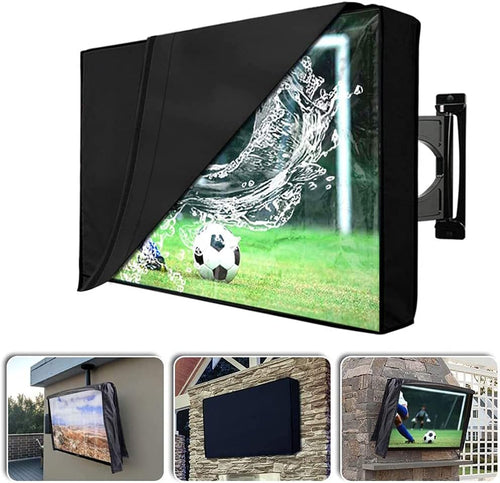 Outdoor TV Cover 600D Waterproof with Clear Front Screen â 22â24in