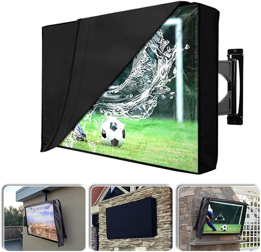 Outdoor TV Cover 600D Waterproof with Clear Front Screen â 22â24in
