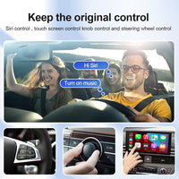 Carlinkit 4.0, 2025 NEW Upgrade, Wireless CarPlay & Android Auto Adapter UK,Convert OEM Wired CarPlay to Wireless Android Auto&CarPlay, 5.8GHz Low Latency,Compatible with 600+ Car Models from 2017