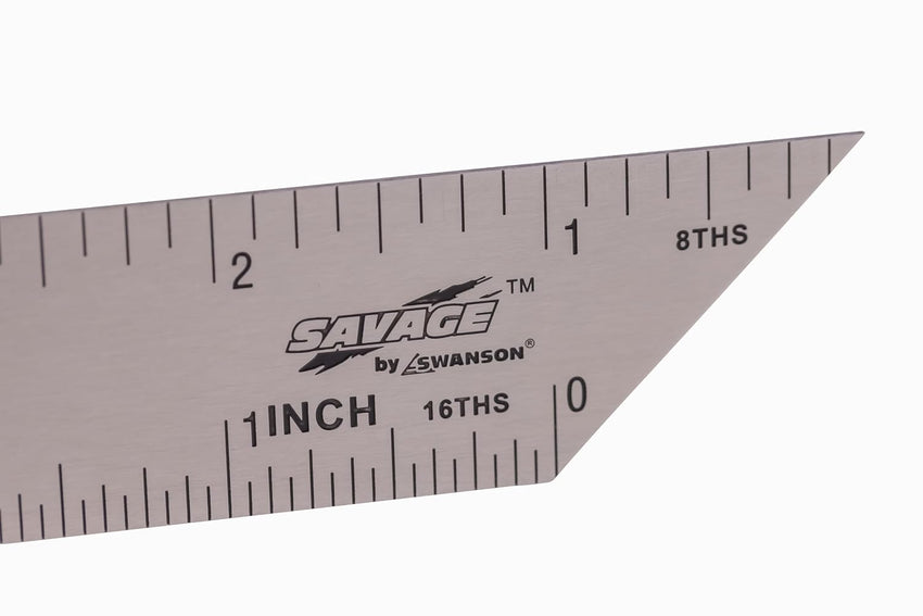 Swanson T-Bevel 9in Savage with Stainless Steel Rule Inches/Metric â Comfort Grip