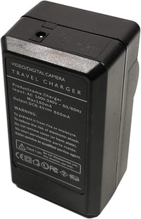 Single Mains/Car Battery Charger for PANASONIC DMW-BLE9 BLE9E DMW-BLG10 BLG10E DMW-BLH7E Lumix DC-TZ90 DMC-GF3 DMC-GF5 DMC-GF6 DMC-GX7 DMC-GX85 DMC-LX100 DMC-TZ80 DMC-TZ81 DMC-TZ100 DMC-TZ101