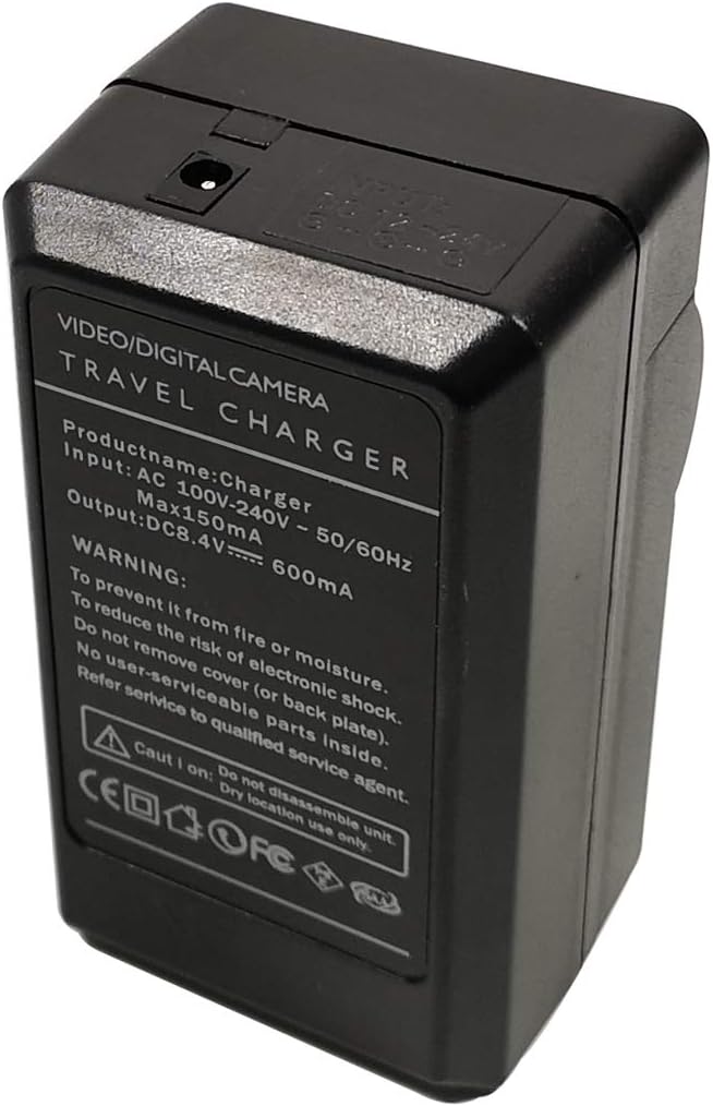 Single Mains/Car Battery Charger for PANASONIC DMW-BLE9 BLE9E DMW-BLG10 BLG10E DMW-BLH7E Lumix DC-TZ90 DMC-GF3 DMC-GF5 DMC-GF6 DMC-GX7 DMC-GX85 DMC-LX100 DMC-TZ80 DMC-TZ81 DMC-TZ100 DMC-TZ101