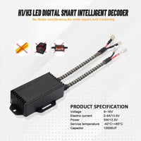 D-Lumina H1/H3 LED Load Resistive Connectors LED Bulbs Error Free Anti Flickering Resistor Decoder Adapter Warning Canceller Capacitors