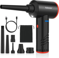 Compressed Air Duster Cleaner for PC with LED Light â Reusable Air Blower
