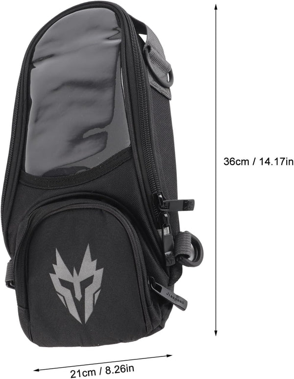 Motorcycle Tank Bag READ DESC 4.5L Waterproof with Phone Pocket & Magnetic Mount Ã¢ÂÂ Grey