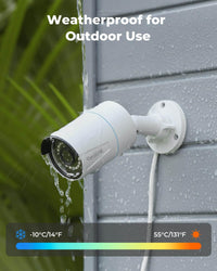 Reolink 5MP PoE CCTV Camera with Human/Vehicle Detection, IR Night Vision, IP67 Waterproof Time Lapse Audio Recording, RLC-510A