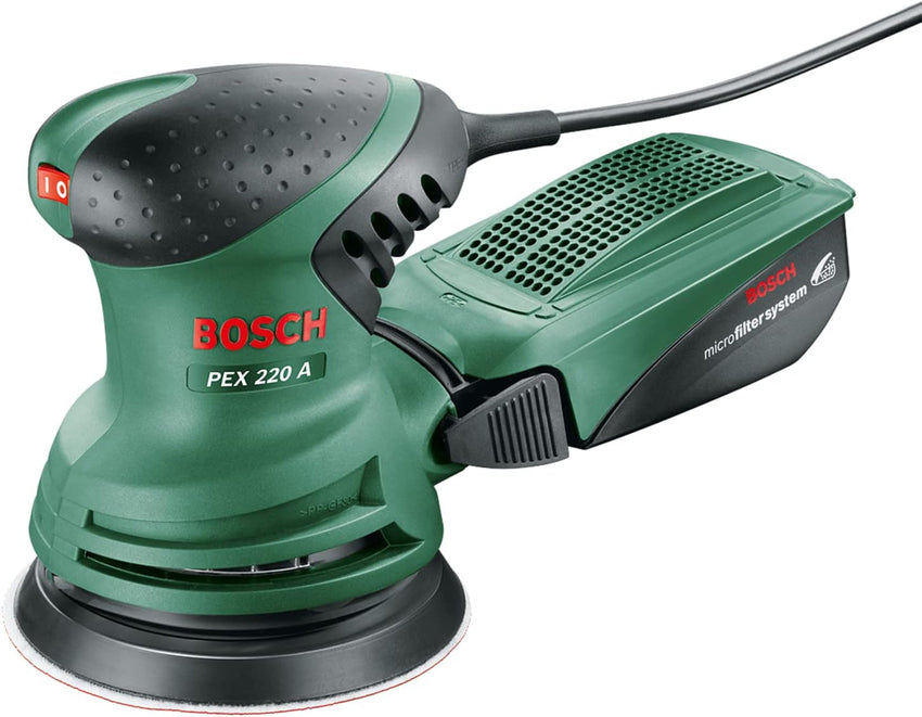 Bosch Random Orbit Sander PEX 220 A (220 W, in Carton Packaging)