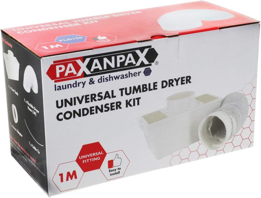 Paxanpax Universal Tumble Dryer Internal Condenser Kit with Hose and Accessories