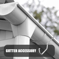 Gutter Bracket 2-Pack Metal Holders for Downspout Extension