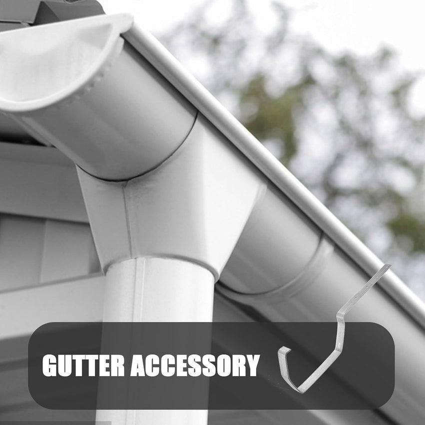 Gutter Bracket 2-Pack Metal Holders for Downspout Extension