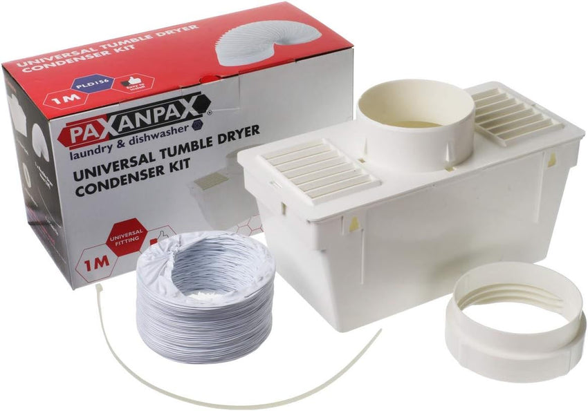 Paxanpax Universal Tumble Dryer Internal Condenser Kit with Hose and Accessories