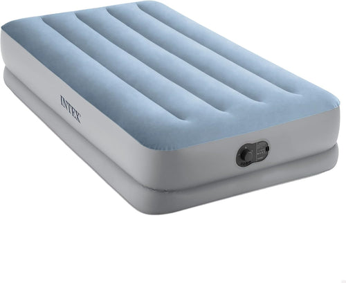 Intex Twin Dura-Beam Comfort 64157 Air Bed with Fastfill USB Pump, Inflated Size: 99 cm x 191 cm x 36 cm, Black/Black