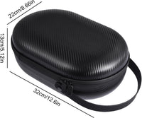 Junfire Hard Carrying Case for Apple Vision Pro, Accessories VR Headset Storage Case Durable Travel Case with Advanced Protective Features, Heavy-Duty EVA Protection, Black
