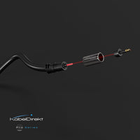 Mini-TOSLINK optical audio cable with signal protection - 1m (Mini-TOSLINK to TOSLINK, digital SPDIF/fibre optic cord for soundbars, stereo systems/amps, Hi-Fi) by CableDirect