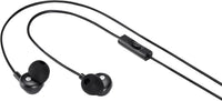 Amazon Basics Headphones, USB-C Wired Earbuds with Microphone, In-Ear, 4.2-ft Cable, S/M/L Ear Tips, Black
