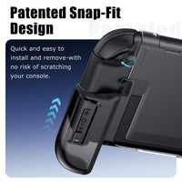 Skull & Co. FissionGrip Bundle Dockable Split Protective Case for Nintendo Switch 2 â Neon Blue & Red