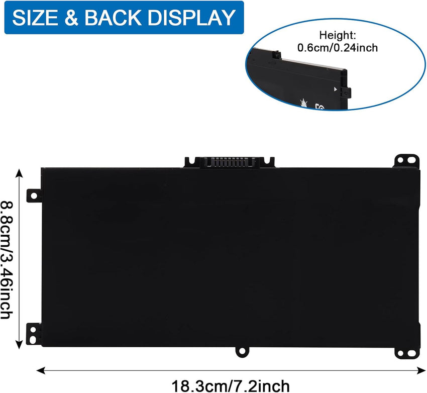 BK03XL HSTNN-LB7S UB7G Battery for HP Pavilion X360 14-BA 14M-BA Series 14-BA253CL 14M-BA114DX 14M-BA011DX 14-BA1XX 14-BA2XX 14-BA153CL 14-BA125CL 14M-BA013DX 14-BA175NR 14M-BA1XX 14M-BA0XX 916811-855