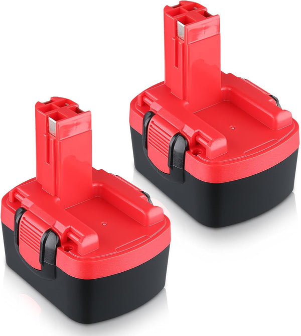 1 Pack 4.8Ah Ni-MH BAT038 Replacement for Bosch 14.4V Battery BAT040 BAT041 BAT140 BAT159 2607335533 2607335275 2607335685 13614 Compatible with Bosch PSR 14.4 AHS PSB GST Cordless Tools