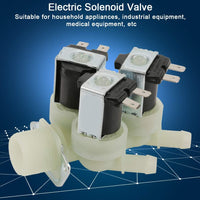 TOPINCN 3-Way Electric Solenoid Valve N/C for Water Inlet AC 220V G3/4 â Brass