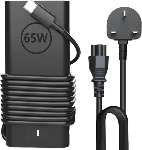 SCOVEE 65W USB C Power Adapter, Compatible Dell Laptop Charger for Dell Latitude 3440/5320/5420/5430/5440/5520/5530/5540/7330/7340XPS 13,ChromeBook 3100,2-in-1 Tablet,Type CAdapter Power Cord