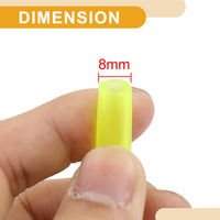 Partuto 1 Pcs Universal Petrol Fuel Hose - Silicone Yellow Amber