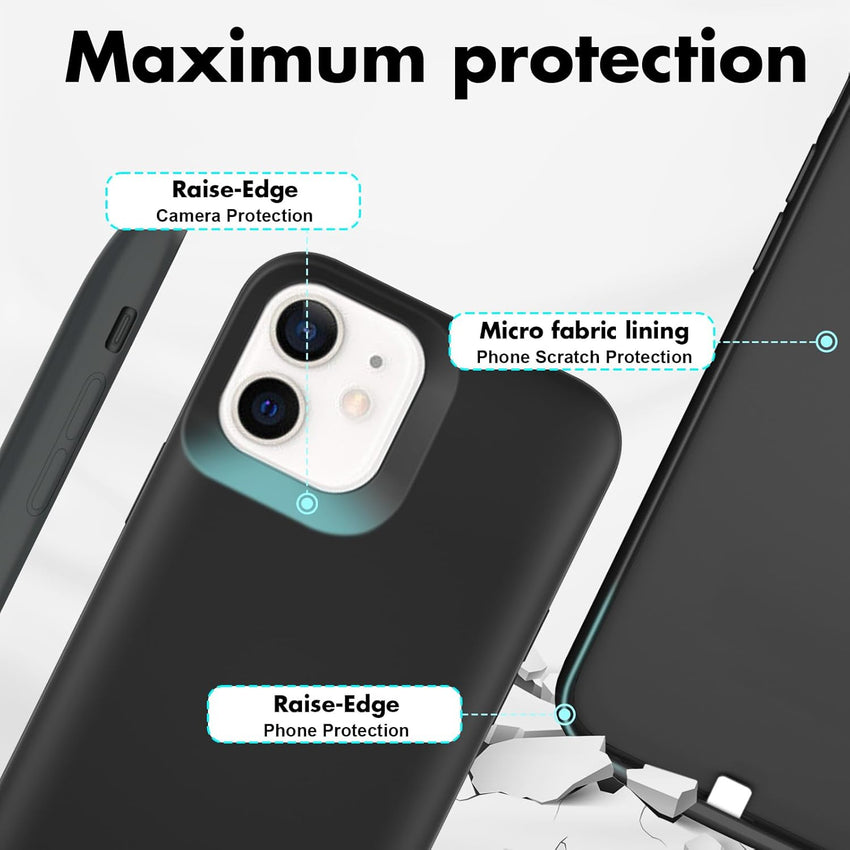 Giabuao Battery Case for iPhone 11, Real 8500mAh Slim Rechargeable Extended Charging Case, Portable Protective Phone Case with Battery for iPhone 11, 6.1 inch - Black