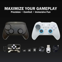 GuliKit TT Max Wireless Game Controller Bluetooth Hyperlink Wired Grey