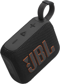 JBL GO 4 Ultra-Portable Bluetooth Speaker with Big JBL Pro Sound and Punchy Bass, PlaytimeBoost, Waterproof Design and 7-Hour Playtime, Black