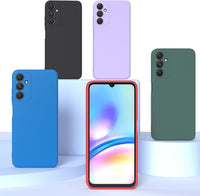 Silicone Cover for Samsung Galaxy A05s 4G (6.7 Inches) No screen protector incl Soft Silicone Ultra Thin TPU Case for Samsung Galaxy A05s 4G â Red