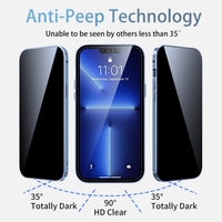 TOPF&B Privacy Case for iPhone 15 Plus,Magnetic Cover Built-in Privacy Screen Protector and Camera Protector,360 Degree Full Cover Metal Bumper Case for iPhone 15 Plus,Blue