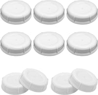 10 Pcs Baby Bottle Caps Replacement Compatible with Lansinoh MAM Pigeon Bottles â White