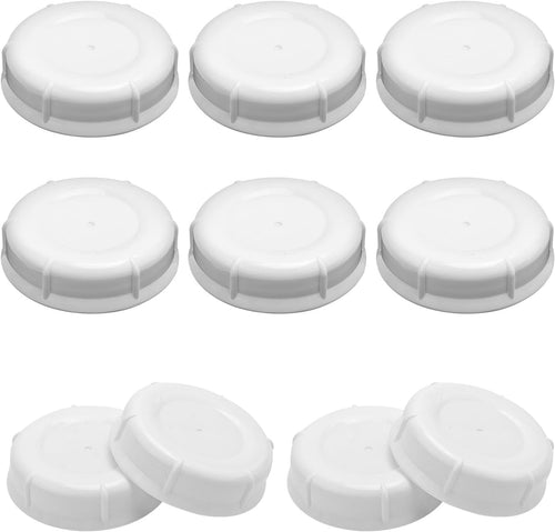10 Pcs Baby Bottle Caps Replacement Compatible with Lansinoh MAM Pigeon Bottles â White