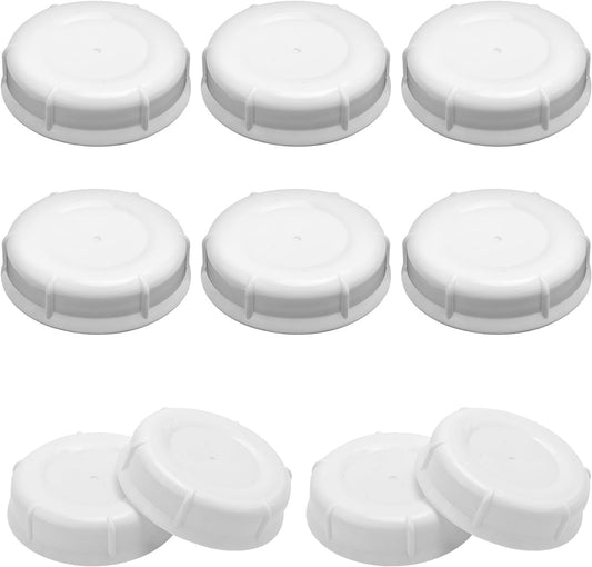 10 Pcs Baby Bottle Caps Replacement Compatible with Lansinoh MAM Pigeon Bottles â White