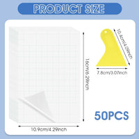Dimeho 48 Pack Self Sealing Laminating Sheets 4x6 No Machine Self Adhesive Clear Laminate Sheet No Heat Transparent Gloss Finish Waterproof Laminator Sheets for Business Card Photo Stickers