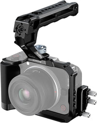 SMALLRIG Camera Cage R50V for Canon R50V Full Cage with Top Handle QR Plate & Cold Shoe â Black