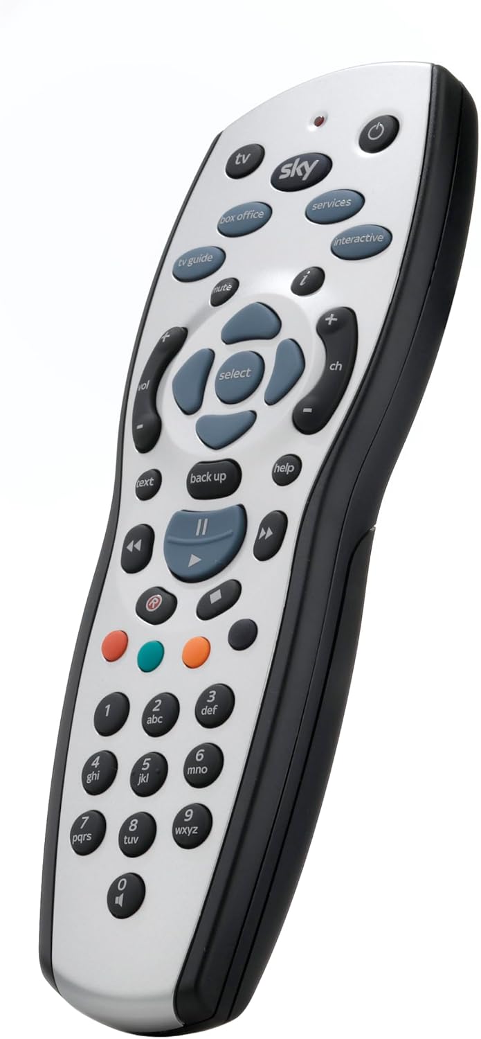 Original Sky+ HD remote - Duracell Batteries Included - Official Sky Branded Retail Packaging - SKY120,silver