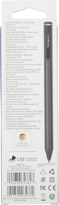 Active Stylus for Chromebook with Precision Tip for Drawing & Writing â Black