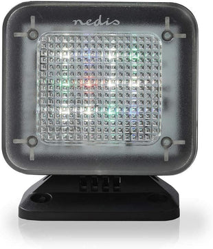 NEDIS TV Simulator Home Security Light with Flashing LED - Deter Intruders - Timer & Dusk Sensor - Low Energy USB Powered