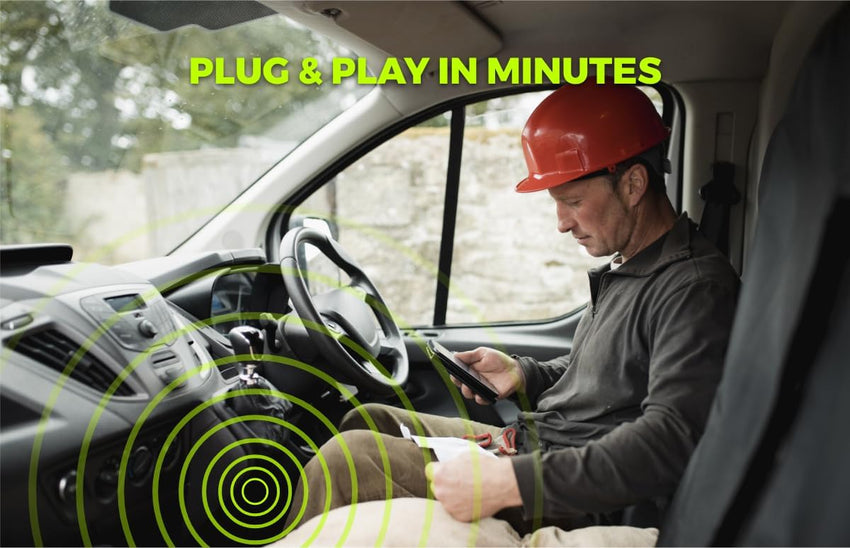 ARMD Guard, Smart Van Alarm and Tracker, Wire Free Motion Detector calls Mobile Phone, Real-time GPS Locator, Fleet View, easy Set-up, SIM Card and Data Included