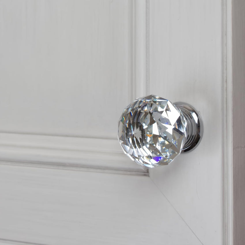 Crystal Drawer Knobs 40mm 30PCS â Diamond