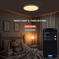 Smart RGB Ceiling Light LED 2700LM Alexa Compatible â 12 Inch